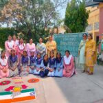स्कूलों में बनाई गई सुंदर रंगोलियों ने वोटर जागरूकता का बेहतरीन संदेश दिया