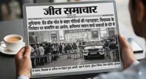 लुधियाना में 'जंगलराज': ग्रैंड वॉक मॉल के बाहर अंधाधुंध फायरिंग, सो रही कमिश्नरेट पुलिस!